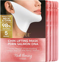 MAREE V Line Lifting Mask with PDRN Salmon DNA – Deep Collagen Face Mask for Women – Jawline Shaper Facial Masks with Retinol – Tightening & Firming Neck Lift Tape – Double Chin Strap for Face Lift