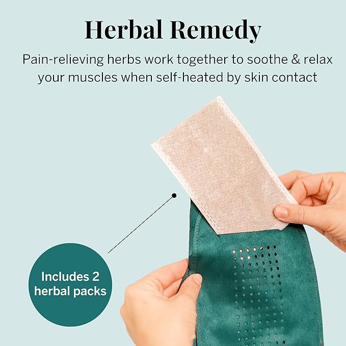 Pixie Period Heating Pad for Cramps - Thinnest Wearable Heating Pad for Feminine Care - Unnoticeable Under Clothes - Best Portable Heat Belt for Menstrual Pain Relief - FSA Eligible and HSA Eligible