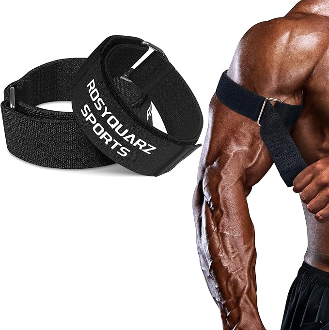 BFR Booty Bands for Men/Women Glutes, Blood Flow Restriction Bands Plan for Arm Muscle Legs &Hip Building, Adjustable Velcro Occlusion Bands Workouts,Quality Fabric Bands for Squat Butt &Thigh