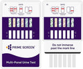 Prime Screen 12 Panel Multi Drug Urine Drug Test Card (AMP,BAR,BZO,COC,mAMP,MDMA,MOP/OPI 300,MTD,OXY,PCP,TCA,THC) - WDOA-7125 [1 Pack]