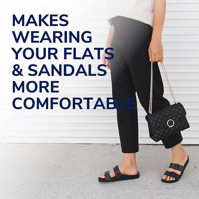 Dr. Scholl's Love Your Flats & Sandals 3/4 Length Insoles, All-Day Comfort, Relieve & Prevent Shoe Discomfort, Absorbs Shock, Arch Support