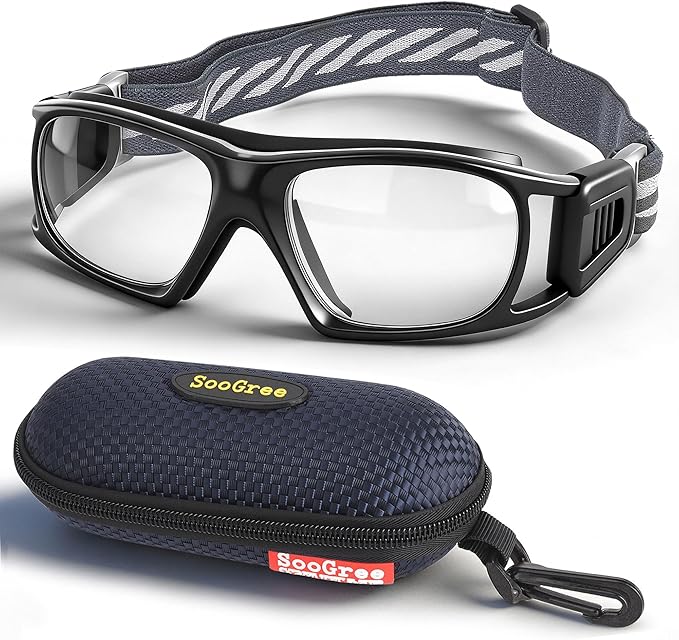 Sport Glasses for Men Women Basketball Football Sport Goggles Anti Fog Shock Collision Wearable Glasses