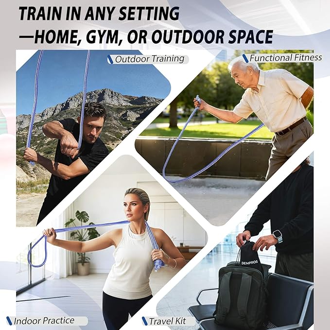 1.5lb Weighted Flow Rope for Men & Women – Heavy Rope Training Tool for Mobility, Coordination & Low-Impact Cardio