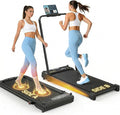 ANCHEER Walking Pad Treadmill with Foot Massage, Versatile Dual-Sided Walking Pad with Incline and Handle Bar, 3.5HP Foldable Treadmill for Home/Office/Apartment, 0.6-7.5MPH
