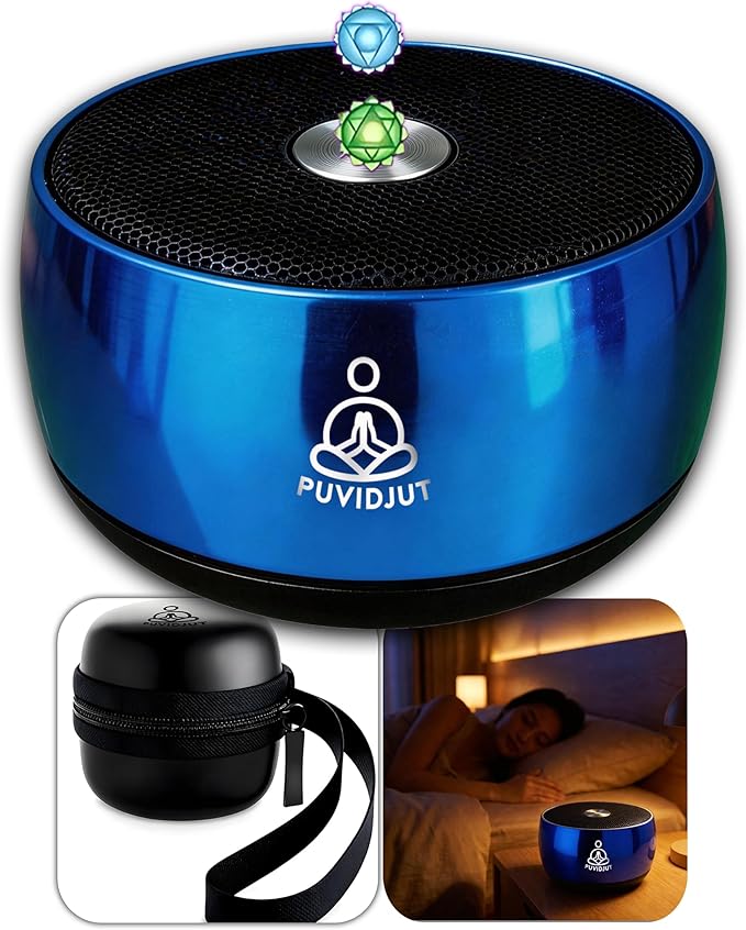Sound Machine for Sleep, PUVIDJUT M3 Pure Frequencies & Singing Bowl Tone,Cordless Non-White Noise Sleep aids for Adults, Portable Size,Help to Relax and Calm and Drift to Sleep