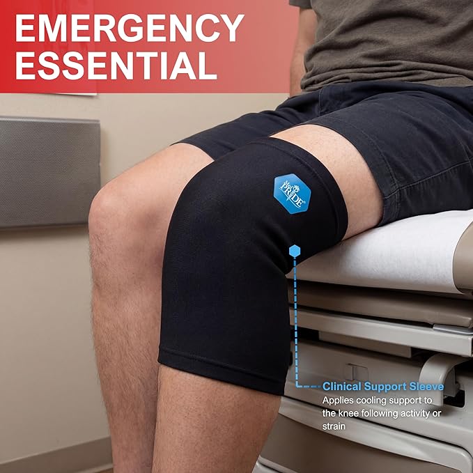 MED PRIDE Gel Compression Sleeve for Elbow, Knee, Arm, Reusable Hot & Cold Therapy for Pain Relief, Swelling, Injuries, Flexible Fit