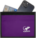 Gecko Travel Tech Faraday Bag Anti-Tracking GPS RFID Car Key Signal Blocker Wallet Shielding Pouch Protective Case for Cell Phone Car Key FOB, Data Privacy, Electronic Device Security (PURPLE)