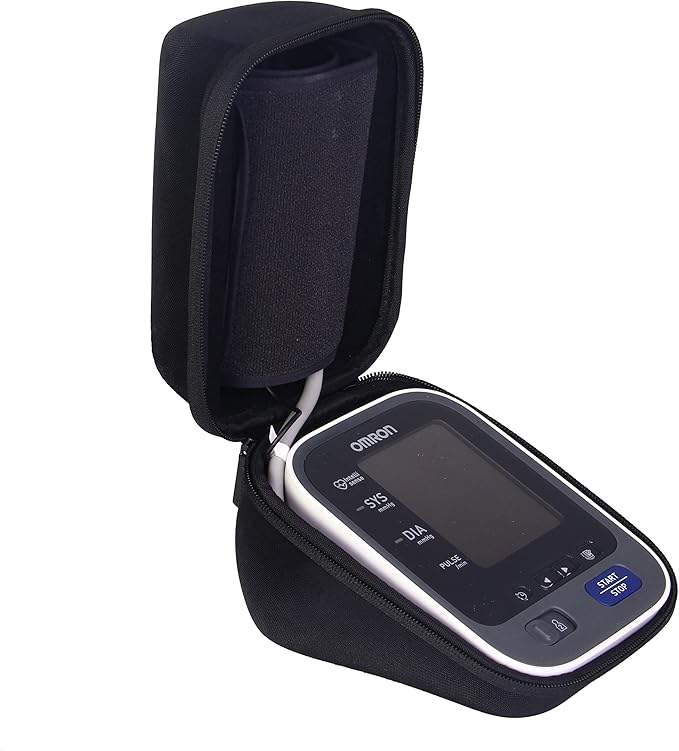 Hard Case Fits Omron 10 Series BP786, BP786N, BP785N, Wireless Upper Arm Blood Pressure Monitor with Cuff (Will Not Fit Advanced 10 Series)