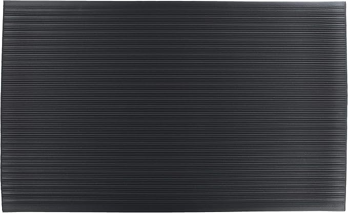 Guardian Air Step Anti-Fatigue Floor Mat, Vinyl, 2'x3', Black, Reduces fatigue and discomfort, Can be easily cut to fit any space
