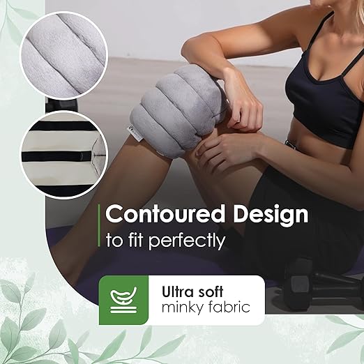 Herbal Concepts Knee Brace for Women & Knee Brace for Men | Compression Knee Sleeve Support for Knee Pain Relief | Neoprene Knee Support, Rodilleras (Charcol)