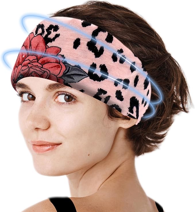 Crimmy Migraine Headache Relief Cap, Cooling Gel Headband Neck Wrap Hat Mask, Soothing Ice Pack Head Face Cold Compress for Tension Stress & Hangover