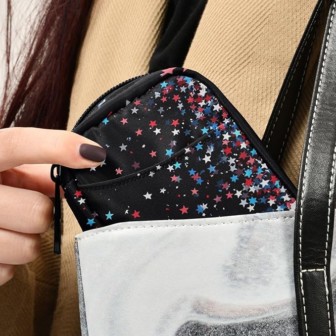 Travel Pill Case Abstract Stars Weekly Small Pill Box 7 Day Pill Box Pill Organizer Bag