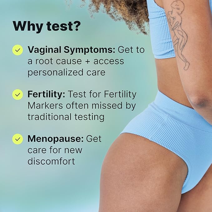 Evvy Vaginal Health Test | At-Home Microbiome Test for BV, Yeast Infection, Ureaplasma & More | Discreet Results in 7–10 Days | Clinician-Reviewed Report & Rx Options