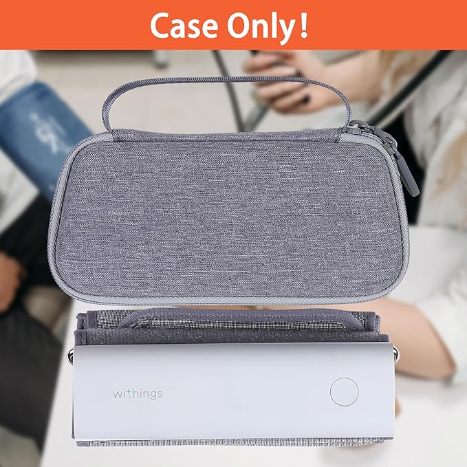 Aenllosi Hard Carrying Case Compatible with Withings BPM Connect Wi-Fi Smart Blood Pressure Monitor,Holder for Wireless Blood Pressure Monitor(Case Only)