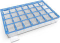 EZY DOSE Weekly (7-Day) Pill Organizer, Vitamin and Medicine Box, Medium Compartments with Easy Fill Tray, 4 Times a Day, Clear Lids, Color May Vary, BPA Free