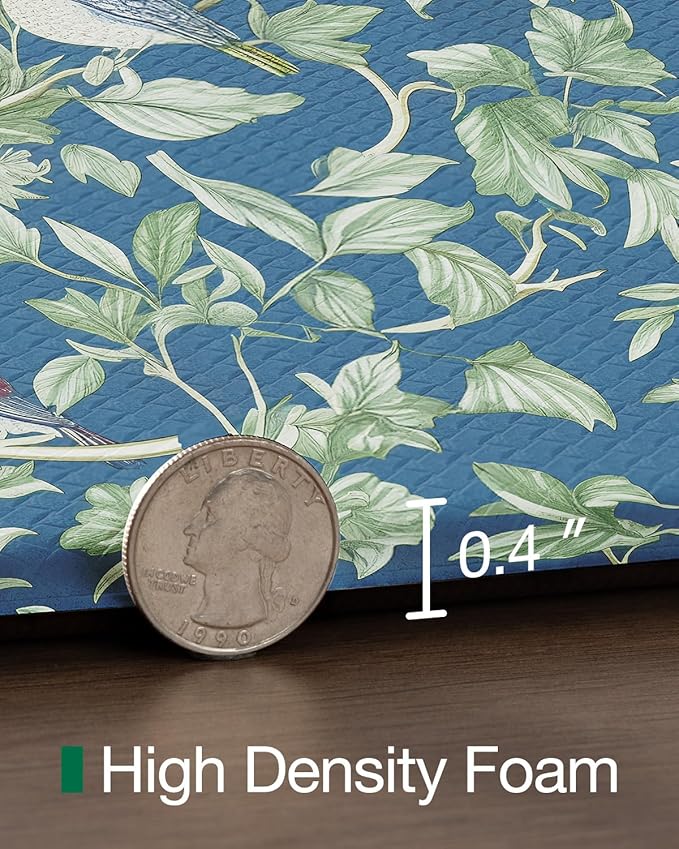 LUMI Anti Fatigue Kitchen Cushioned Mat for Floor, Padded Waterproof Runner for Standing, Stain Resistant Comfort Rugs for Home, Sink, Laundry, 24x59