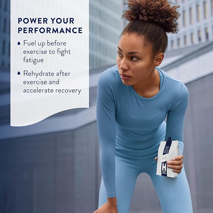 HTWO Plus Molecular Hydrogen Water with Electrolytes, Original Unflavored, Sugar Free Hydration Packets, 16.9oz 24 Pack, Energy Sports Drink, Performance & Recovery Support, Alternative to Hydrogenated Tablet - no Prep/Mess, 15 ppm