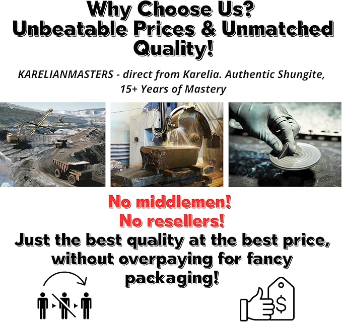 Shungite Cell Phone Stickers 5 Pack - 29mm Genuine Russian Shungite Stone Discs - Natural Protection Shield for iPhone Samsung Galaxy (Set of 5 Plates)