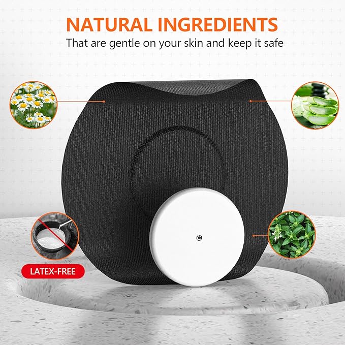 Adhesive Patches for Freestyle Libre 1/2/3-20pcs Sensor Covers for Libre 1/2/3, Waterproof Overlay Patches, Lasts for 14 Days,Black