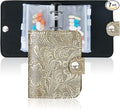 Hennaja Pill Organizer,Pill Pouches Clear Plastic Pill Bags Self Sealing Travel Medicine Organizer Storage(1-Carving Gold)