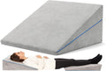 Bed Wedge Pillow – 3 In 1 Support - Adjustable to 4.5, 7.5 & 12 Inches – Combination Zipper Technology | Memory Foam Bed Wedge pillow for sleeping, Acid Reflux, Anti Snore, Machine Washable