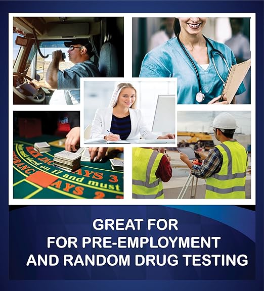 3 Pack - DrugExam 12 Panel Drug Test Cup Kit with Temperature Strip-Testing Marijuana THC50/AMP500/BAR300/BZO300/COC150/MDMA500/MET500/MTD300/OPI300/OXY100/PCP25/TCA1000.Urine Test