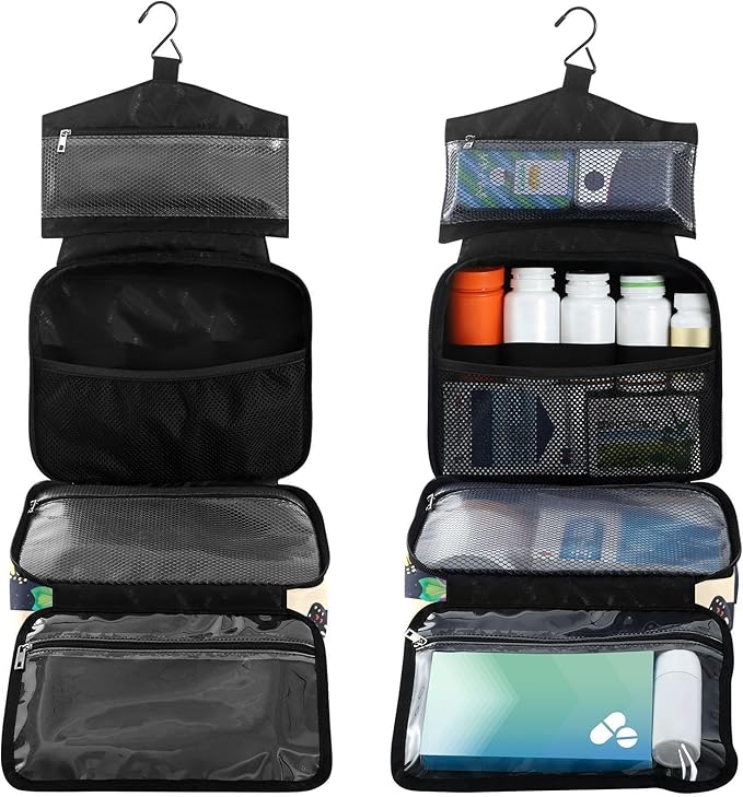 Fustylead Colorful Butterflies Print over Checkers Background Large Medical Supplies Organizer Bag with Zipper Empty First Aid Bag Trauma Kit for Traveling Hiking Camping