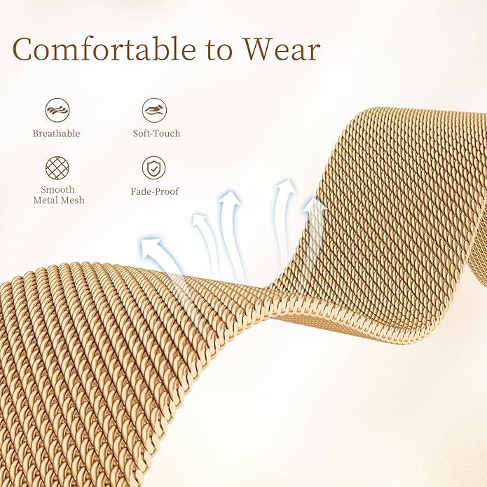 JKD X-Shape Metal Band Compatible with Fitbit Charge 6/ Charge 5 Bands for Women Men, Soft Stainless Steel Mesh Loop Strap Bracelet Wrist Band Replacement for Fitbit Charge 5/ Charge 6 Fitness Tracker