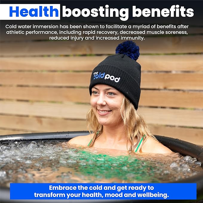The Cold Pod Ice Bath Tub for Athletes with Cover: 88 Gallons Cold Plunge Tub for Recovery, Multiple Layered Portable Ice Bath Plunge Pool