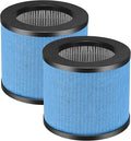 TPAP002 HEPA Filter Replacement for TOPPIN TPAP002 Air Purifier Comfy Air C1, 4-in-1 H13 True HEPA Air Purifier Filter for TOPPIN TPAP002, Compare to Part #TPFF002, 2 Pack