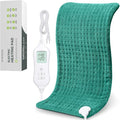 NOWWISH Heating Pad for Back Pain Relief & Period Cramps, 12x24 Inches Electric Heating Pad with 10 Heat Settings, Timer and Auto Shut-Off, Machine Washable, Mothers Day Gifts for Mom Women, Green