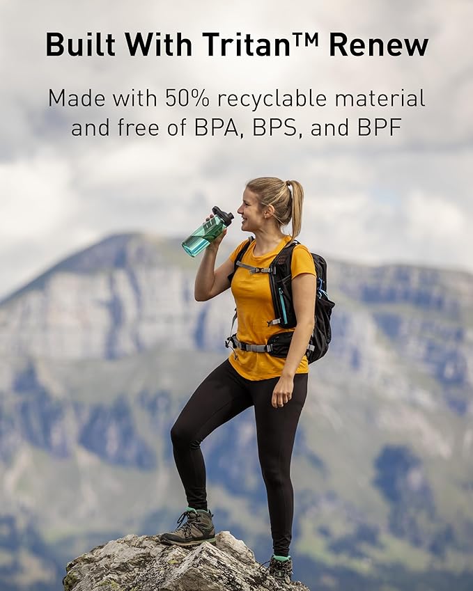CamelBak Chute Mag BPA Free Water Bottle with Tritan Renew - Magnetic Cap Stows While Drinking