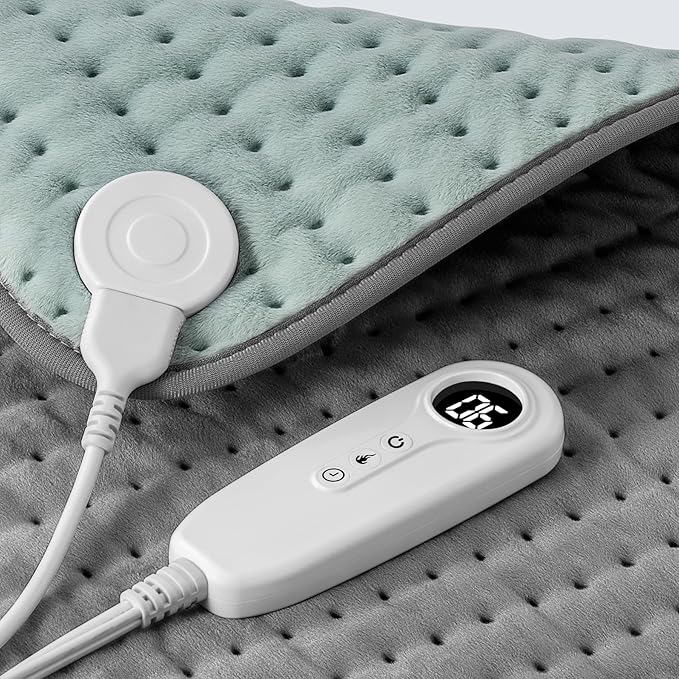 XXL Heating Pad for Back Pain Relief, Large Heating Pads Gifts for Mom Dad Wife Husband Her Grandma Christmas Mother's Day Birthday, Heat Pad for Women/Cramps/Legs/Shoulder/Feet w/Auto Shut Off