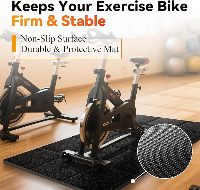 Walking Pad Treadmill Mat for Hardwood & Carpet Floors, 79" × 39.4", Extra Large Non-Slip Exercise Equipment Mat, Mat for Under Treadmill & Indoor Bike on Carpet