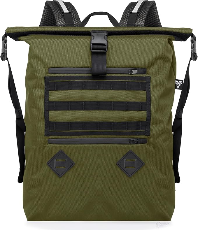 Xtreme Sight Line ~ AQUA RT Large Water-Proof Faraday Backpack/Black Hat Combo ~ Tracking/Hacking Defense ~ Backwoods Camo