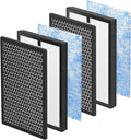 Air Max 8L Filter Compatible With Okaysou Airmax 8L Air Purifier Strong Efficiency 3-in-1 Filtration System 2 HEPA with Blue Ultrafilter & 2 Double Carbon Particles Activated Carbon Filter