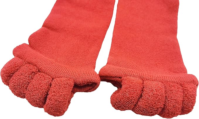 Women Toe Separator Socks Toeless Foot Alignment Socks for Yoga GYM Massage Pain Relief Improves Circulation Stretchy