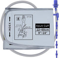 XXL Blood Pressure Cuff 9”-24” (22-60CM) Compatible with Most Automatic Blood Pressure Monitors, Extra Large BP Replacement Cuff for Big Arms - Includes 6 Connectors