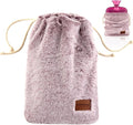 samply Hot Water Bottle with Soft Cover, 2L Hot Water Bag for Menstrual Cramps, Neck and Shoulder Pain Relief, Hot Compress, Hand Feet Warmer, Violet