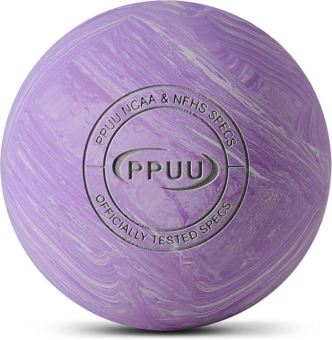 Massage Lacrosse Ball for Myofascial & Trigger Point Release, Muscle Knots, Yoga Therapy – Improves Joint Mobility & Relieves Pain – Shoulder, Back, Plantar Fascia, HIPS – 2.5-Inch Purple-03 Rubber