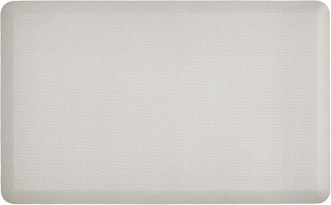 Anti Fatigue Kitchen Mat - Cushioned Non-Slip Waterproof Ergonomic Comfort Standing Mat for Kitchen, Sink, Laundry, Home & Office (Beige, 17.3"x28")