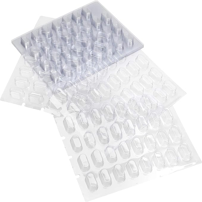 Ezy Dose Disposable (31-Day) Pill, Medicine, Vitamin Organizer Box | Monthly Planner Refill Pack | Kit Includes 12 Cards and Blisters (Pack of 3)