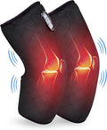 COMFIER Plug-in Heated Knee Massager for Knee Pain Relief with Vibration & Heat,Knee Heating Pad Pair, Knee Warmers for Men Women Seniors,Leg Massager, FSA Eligible HSA,Mothers Day Gifts for Mom Dad
