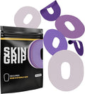 Skin Grip Adhesive Patch Compatible with Dexcom G6 Adhesive Patches Waterproof & Sweatproof with Cutout, Lasts 10-14 Days, Continuous Glucose Monitor Patch, CGM Sensor Cover – 20 Pack, Purple