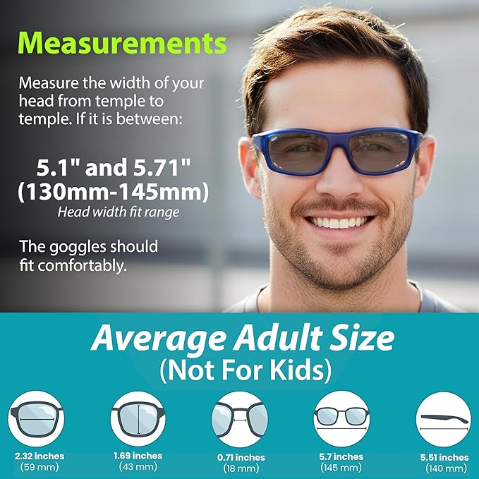 BLUE CUT Sports Protection Goggles, Photochromic Lenses Safety Glasses for Basketball, Pickleball Indoor Outdoor Sports
