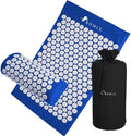 ROMIX Acupressure Mat and Pillow Set, Acupuncture Mat for Back Pain, Neck, Shoulder Pain Relief, Stress Reduction, Wellness Therapy, Cushioned Acupressure Mats with Carry Bag for Men and Women