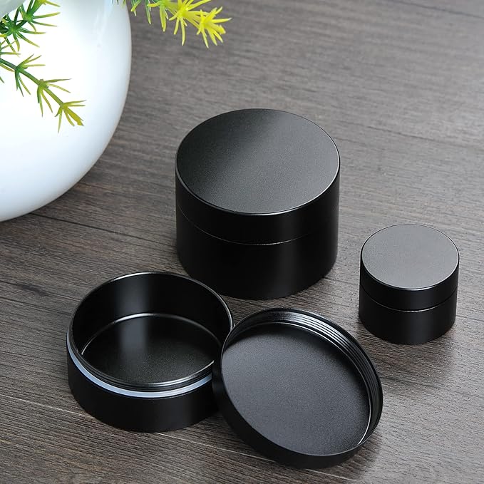Portable Daily Pill Case, Heavy Duty Aluminium Alloy Round Pill Box, Waterproof Travel Pill Organizer, Pocket Purse Medicine Vitamin Holder EDC Container for Outdoor Camping Working