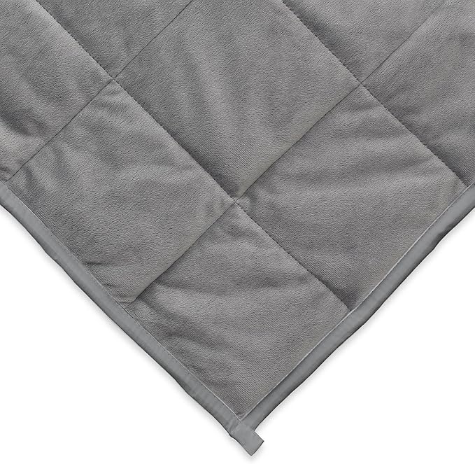 Ella Jayne - Luxury Collection Reversible Weighted Blanket for Adults, Queen, King, Twin Sizes - Heavy Grey Blanket - 15lb