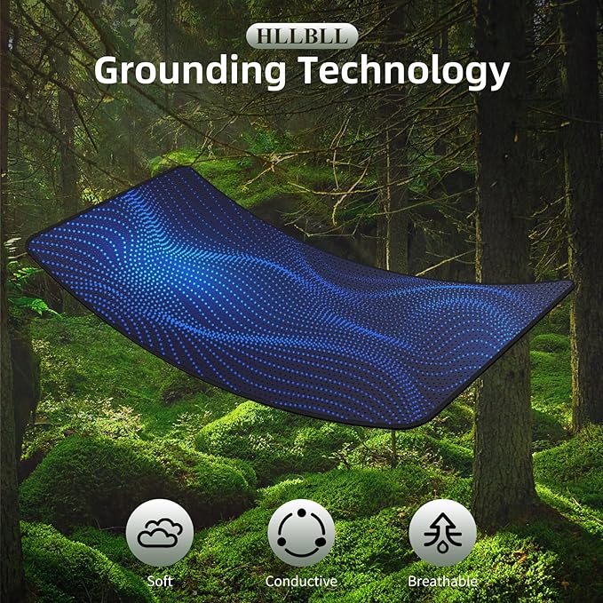 Grounding Mat for Bed,Grounding Pad for Sleeping, Improved Sleep, with grounding Test Pen and grounding Cord King Max(72.3 * 54.1 inch)