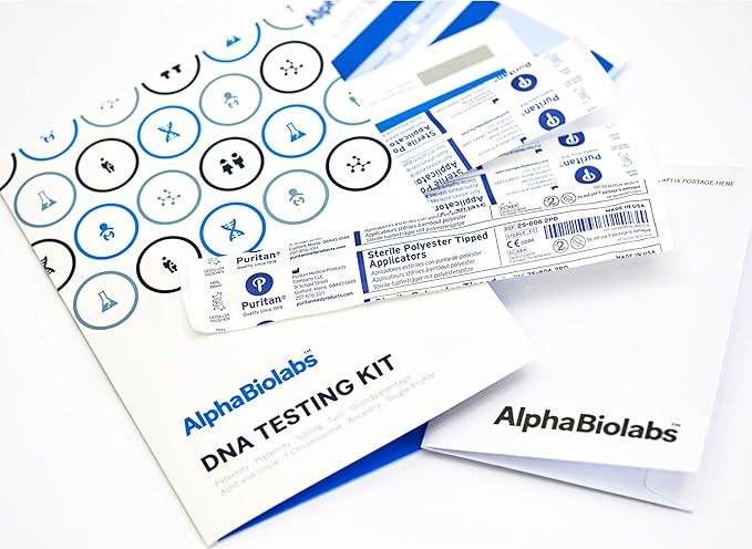 DNA Paternity Test Kit - Fast Results from AlphaBiolabs - 100% Accurate
